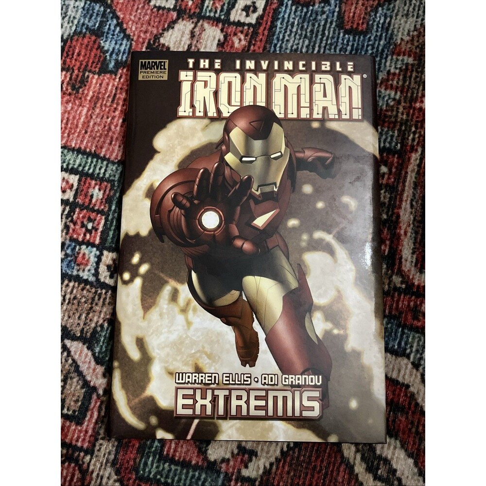 IRON MAN EXTREMIS HC Premiere Edition Hardcover Book MARVEL COMICS Ellis Granov